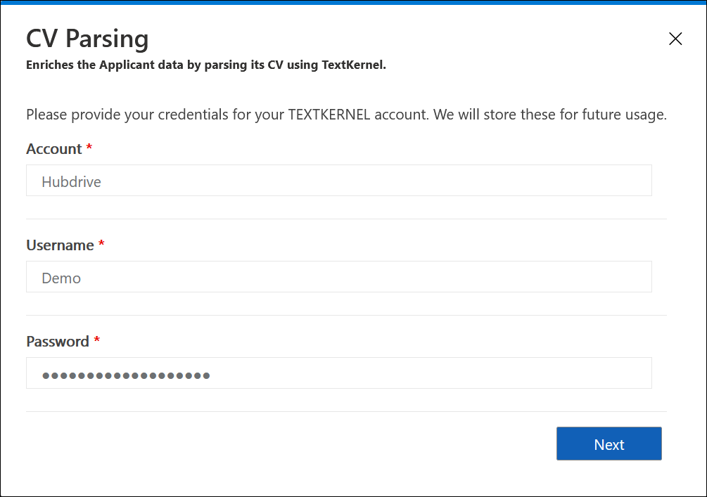 Recruiter CV parsing - Textkernel Saleforce Connector