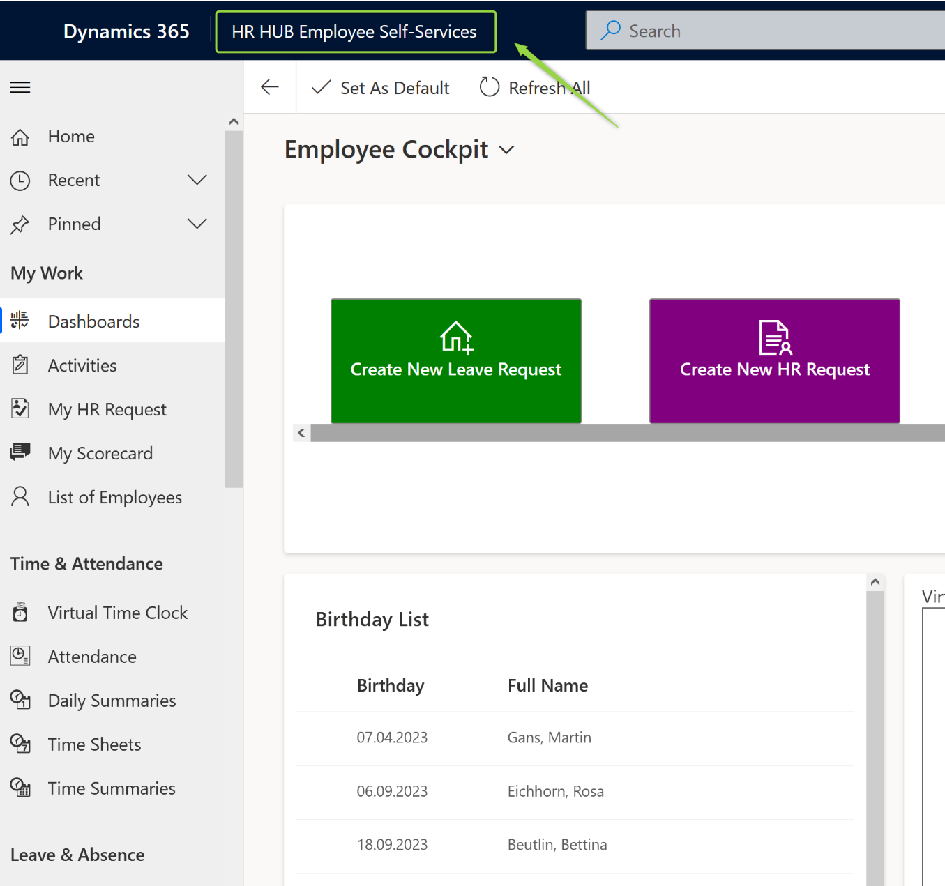 Employee selfservice Autoapproved Leave Requests (optional)